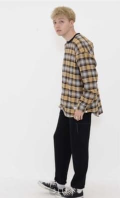 SILAS supreme stussy 人気　チェックシャツ　L メンズのサムネイル