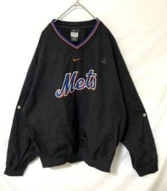 激レア NIKE ナイキ MLB メッツ ナイロンジャケット プルオーバー 