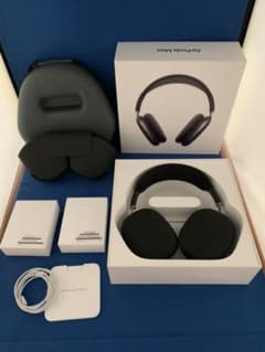 Air Pods Max 極美品　アクセサリー＋保証付きのサムネイル