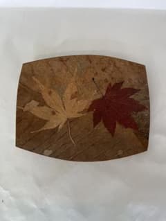 樺細工 銘々皿 5枚セット 紅葉柄 - メルカリ