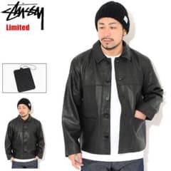stussy レザージャケットのサムネイル