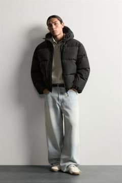 【美品】ZARA 撥水加工入りパフジャケットのサムネイル