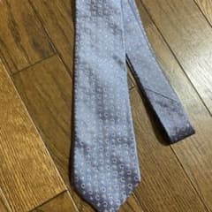 CELINE ネクタイ マカダム柄 ブルー系のサムネイル