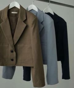 【値下げ中】anuke Heather Short Jacket アンヌークのサムネイル