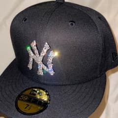 ジュエルキャップ 59FIFTY 7 1/2 ヤンキース スワロフスキー - メルカリ