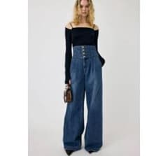 moussy CORSET DESIGN バギーデニム サイズ0 マウジーデニム - メルカリ