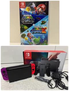Nintendo Switch 本体 赤/紫 ジョイコン　マリオギャラクシー Nintendo Switch 本体 赤/紫 ジョイコン マリオギャラクシー