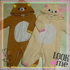 【(°∀°)様専用☆】リラックマ☆コリラックマ☆なりきりロンパースセット♪のサムネイル