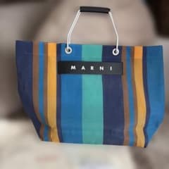 MARNI マルチカラーストライプトートバッグのサムネイル