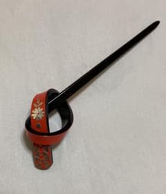かんざし 結びかんざし 髪飾り 赤 黒 和装小物