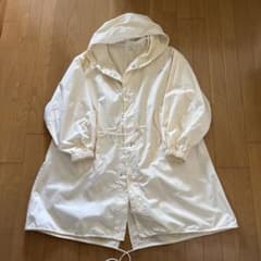 IÉNA アイボリー フード付き マウンテンパーカー