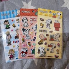 PEANUTS スヌーピー ステッカー 3枚セットのサムネイル