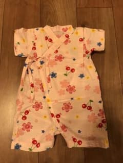 ミキハウス　甚平 ロンパース 女の子　60cm 70cm 80cmのサムネイル