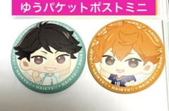 ハイキュー‼︎タイトーくじF賞 ふわふわ缶バッジ 及川徹 日向翔陽