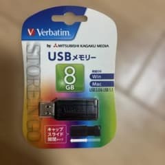Verbatim USBメモリー 8GB スライド式のサムネイル