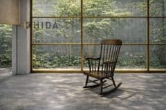 【美品】飛騨産業 HIDA ロッキングチェア 無垢材 スポークバック 揺り椅子 美品】飛騨産業 HIDA ロッキングチェア 無垢材 スポークバック