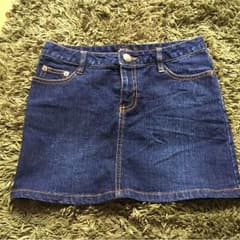 バックチャーム付き☆デニムミニスカートのサムネイル
