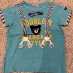 DOUBLE.B サスペンダー付きTシャツ 100のサムネイル