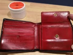 ホワイトハウスコックス　黒赤二つ折り財布　レザーフード付のサムネイル