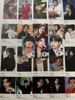 BTS V テヒョン トレカ、フォトカード セット23枚 - メルカリ