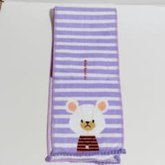 くまのがっこう　マフラータオル　未使用品のサムネイル