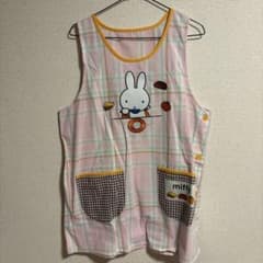 miffy ミッフィー エプロン ピンク チェックのサムネイル