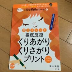 陰山メソッド 徹底反復 くりあがり くりさがりプリント 8割の子がつまずく!ニ…のサムネイル