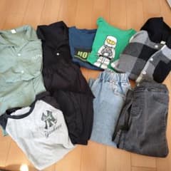 男の子　まとめ売りＡ　140 150 GU　SHEIN　しまむら　セットアップのサムネイル