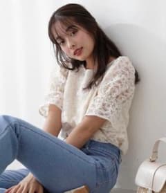 ♥*♥様 PROPORTION BODY DRESSING ブラウス　レースのサムネイル