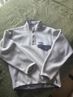 Patagonia Snap-T フリース シンチラプルオーバー ライトグレーのサムネイル
