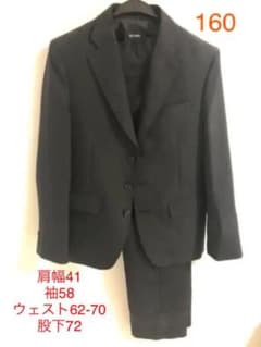 男の子　スーツセット　160 卒業式　入学式　薄縦ストライプのサムネイル