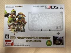 任天堂　3DS LL モンスターハンター4 スペシャルパック　アイルーホワイトのサムネイル