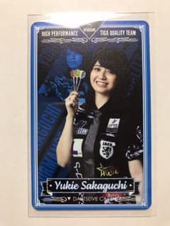 TIGA祭り2022 坂口優希恵 DARTSLIVE ダーツライブカード　新品のサムネイル