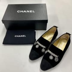 CHANEL シャネル ローファー 黒 35 22.5cmのサムネイル