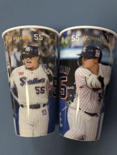 【非売品】東京ヤクルトスワローズ 村上宗隆選手 サイン付きスーベニアカップのサムネイル