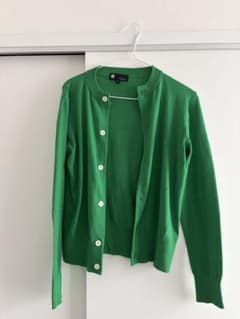 G-Star RAW クルーネックカーディガン グリーンのサムネイル