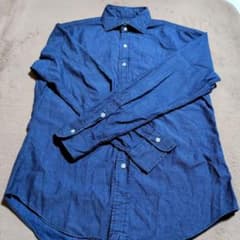 新品未使用❗️POLO RALPH LAUREN 長袖シャツ ネイビーMサイズのサムネイル