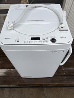 2022年製 SHARP 5.5k 全自動洗濯機 ES-GE5F-W - メルカリ