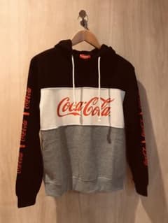 りぃ♪様専用　パーカー　コカコーラ　coca-cola  黒　白　グレーのサムネイル