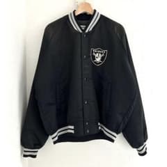 USA製NFL RAIDERS/レイダースChalklineサテンスタジャンXL - メルカリ