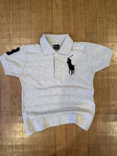 ラルフローレン ビッグポニー ポロシャツ グレー swag y2k