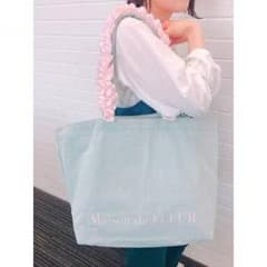 【新品未使用】メゾンドフルール♡デニムハンドルトートバッグLのサムネイル