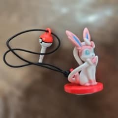 포켓몬 피규어 스트랩 이어폰잭 님피아 세븐일레븐 한정