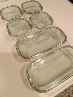 食品保存容器 ガラス製 6個セットのサムネイル