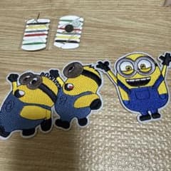 ミニオンズ 刺繍ワッペン 3枚セット 裁縫セット付きのサムネイル