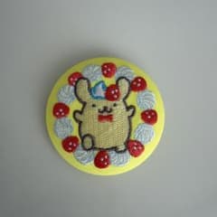 ポムポムプリン サンリオ刺繍缶バッジ シークレットのサムネイル