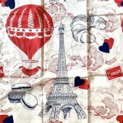 フランス館パビリオン限定　スカーフ 新品 フランス館 万博 パビリオン限定 スカーフ ハンカチ