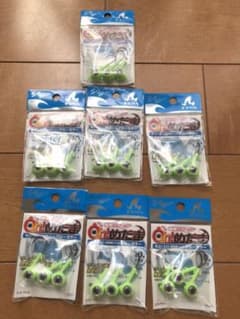 ｏｈ！めだま☆根魚ジグヘッド×7袋セット☆fina ハヤブサのサムネイル