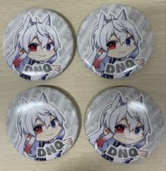 カラフルピーチ DNQ 缶バッジ 4個セットのサムネイル