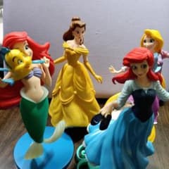 ディズニー プリンセス フィギュア 4点セット - メルカリ